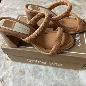 Dolce Vita Tan Heeled Sandals
